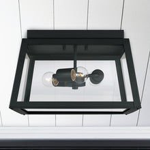 Load image into Gallery viewer, Janniah 3-Bulb Outdoor Flush Mount
