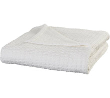 Load image into Gallery viewer, Full/Queen White Jansen All-Natural Cotton Blanket SB1969
