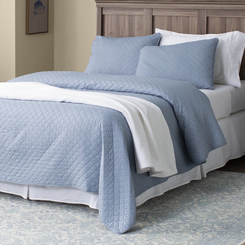 Full/Queen White Jansen All-Natural Cotton Blanket MRM3229