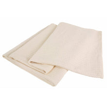 Load image into Gallery viewer, Twin Ivory Jansen All-Natural Cotton Blanket B25MS4256
