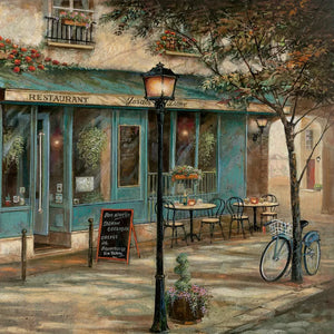 12" H x 12" W x 0.75" D Jardin Notre Dame II by Ruane Manning - Unframed Print