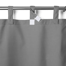 Load image into Gallery viewer, Jarret Solid Room Darkening Outdoor Tab Top Single Curtain Panel B2 MS 1201
