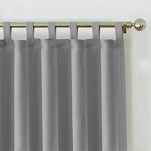 Load image into Gallery viewer, Jarret Solid Room Darkening Outdoor Tab Top Single Curtain Panel B2 MS 1201
