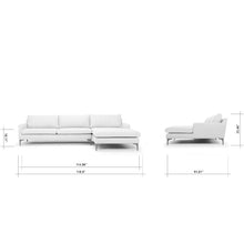 Load image into Gallery viewer, Jasper 119&quot; Wide Sofa &amp; Chaise 6633RR (2 boxes)

