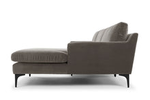 Load image into Gallery viewer, Jasper 119&quot; Wide Velvet Sofa &amp; Chaise
