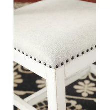 Load image into Gallery viewer, Jasso Ladder Back Side Chair in Vintage White (Set of 2)
