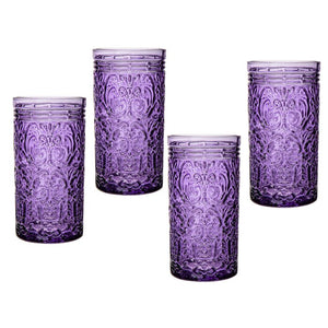 Jax Glass 14 oz. Highball Glass Set, (Set of 8)