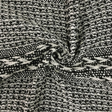 Load image into Gallery viewer, Jay Black and White Cotton Blanket - Twin
