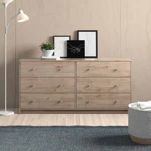 26.89'' H X 56.34'' W X 12.46'' D Jackson Hickory Jaylene 6 Drawer Dresser