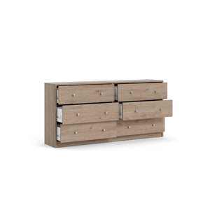 26.89'' H X 56.34'' W X 12.46'' D Jaylene 6 Drawer Dresser