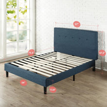 Load image into Gallery viewer, Jed Tufted Upholstered Low Profile Platform Bed MRM1588
