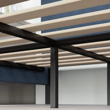 Load image into Gallery viewer, Queen Jed Tufted Upholstered Low Profile Platform Bed
