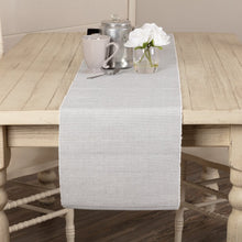 Load image into Gallery viewer, 72&quot; L x 13&quot; W Grey Jedidiah Table Runner 2386AH/GL
