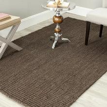 Load image into Gallery viewer, Jeremy Handmade Flatweave Jute/Sisal Brown Rug, Rectangle 6&#39; x 9&#39;
