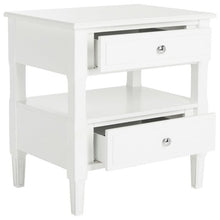 Load image into Gallery viewer, Jerry 2 - Drawer Solid Wood Nightstand, Color: White, #6448
