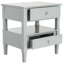 Load image into Gallery viewer, Gray Jerry 2 - Drawer Solid Wood Nightstand ( AP636 )
