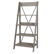 Load image into Gallery viewer, Jessie 68&quot; H x 34&quot; W Gray Ladder Bookcase (SB1294)
