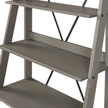 Load image into Gallery viewer, Jessie 68&quot; H x 34&quot; W Gray Ladder Bookcase (SB1294)
