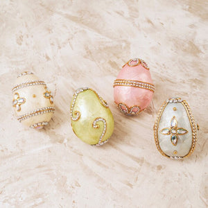 Jeweled Easter Egg Set (Set of 4)