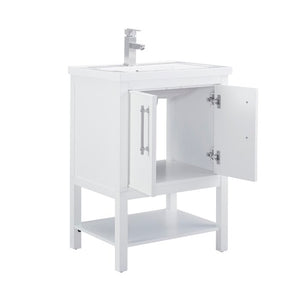 34.125'' H x 24.425'' W x 18.5'' D Jewell Single Bathroom Vanity Set