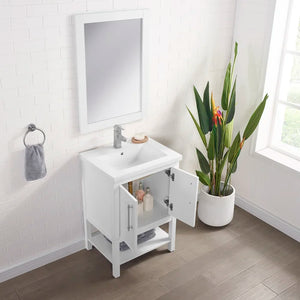 34.125'' H x 24.425'' W x 18.5'' D Jewell Single Bathroom Vanity Set