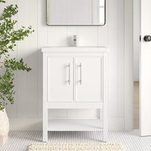 Load image into Gallery viewer, 34.125&#39;&#39; H x 24.425&#39;&#39; W x 18.5&#39;&#39; D Jewell Single Bathroom Vanity Set
