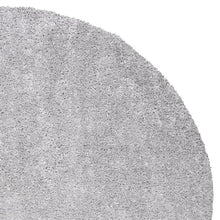 Load image into Gallery viewer, Jiang Shag Area Rug in Silver, Round 5&#39;
