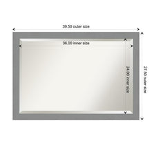 Load image into Gallery viewer, Jibril Brushed Nickel Beveled Wall Mirror (SB419)

