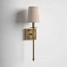 Load image into Gallery viewer, Jillian 1 - Light Dimmable Warm Brass Wallchiere 20 x 5 x 6
