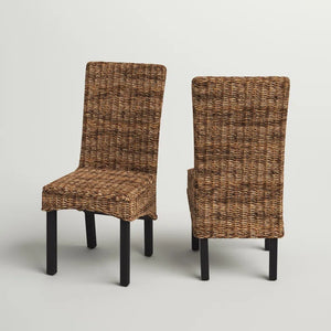Jim Side Chair in Rattan Abaca (Set of 2)