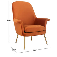 Load image into Gallery viewer, Joachim 33.46&#39;&#39; Wide Velvet Armchair

