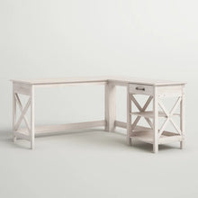 Load image into Gallery viewer, Joanna L-Shape Desk, 29.53&#39;&#39; H x 59&#39;&#39; W x 59&#39;&#39; D
