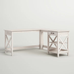 Joanna L-Shape Desk, 29.53'' H x 59'' W x 59'' D