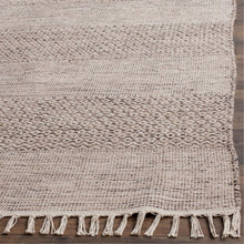 Load image into Gallery viewer, Jodi Handmade Flatweave Cotton Ivory/Steel Grey Area Rug 2778AH
