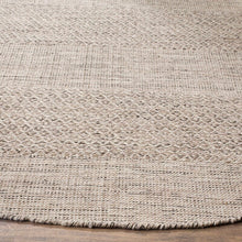 Load image into Gallery viewer, Jodi Handmade Flatweave Cotton Ivory/Steel Grey Area Rug 2778AH
