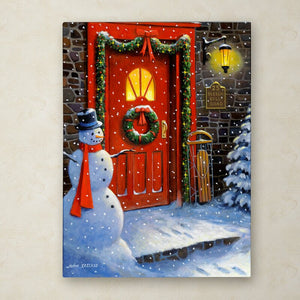 24" H x 18" W x 2" D John Zaccheo 25 Sleigh Bell Road by John Zaccheo - Print on Canvas