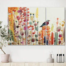 Load image into Gallery viewer, 3 Piece Wrapped Canvas Painting, 28&#39;&#39; H x 36&#39;&#39; W x 1&#39;&#39; D
