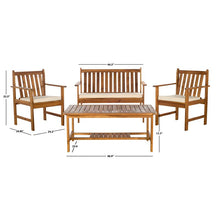 Load image into Gallery viewer, Joliet Solid Wood 4 - Person Seating Group with Cushions 2580AH
