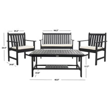Load image into Gallery viewer, Joliet Solid Wood 4 - Person Seating Group with Cushions
