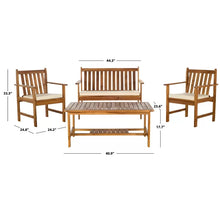 Load image into Gallery viewer, Joliet Solid Wood 4 - Person Seating Group with Cushions
