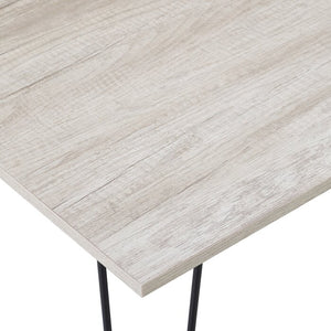 Jonali End Table Rustic White #1240HW