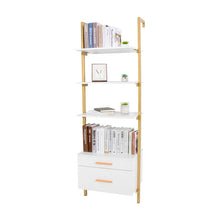 Load image into Gallery viewer, Jonathon 73&#39;&#39; H x 24&#39;&#39; W Iron Ladder Bookcase

