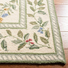 Load image into Gallery viewer, Jonsson Handmade Looped/Hooked Wool Ivory Rug 2&#39;6&quot; x 6
