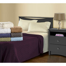 Load image into Gallery viewer, Jordae Basket Weave All Season Cotton Blanket, EC1171
