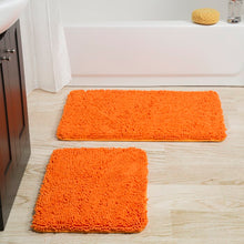 Load image into Gallery viewer, Jordan-James Rectangle Non-Slip piece Bath Rug Set of 2
