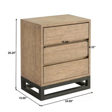 Load image into Gallery viewer, Joshua 29.25&#39;&#39; Tall 3 - Drawer Nightstand

