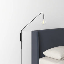 Load image into Gallery viewer, Jovanna Steel Plug-in Swing Arm Sconce

