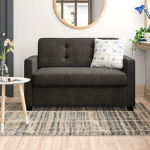Load image into Gallery viewer, Jovita 54&#39;&#39; Linen Square Arm Sofa Bed 6539RR
