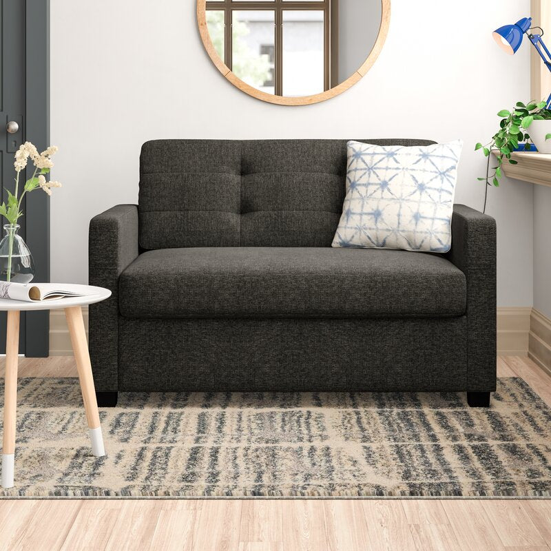 Jovita 54'' Linen Square Arm Sofa Bed 6539RR