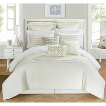 Load image into Gallery viewer, Julez Microfiber Modern &amp; Contemporary 9 Piece Comforter Set
